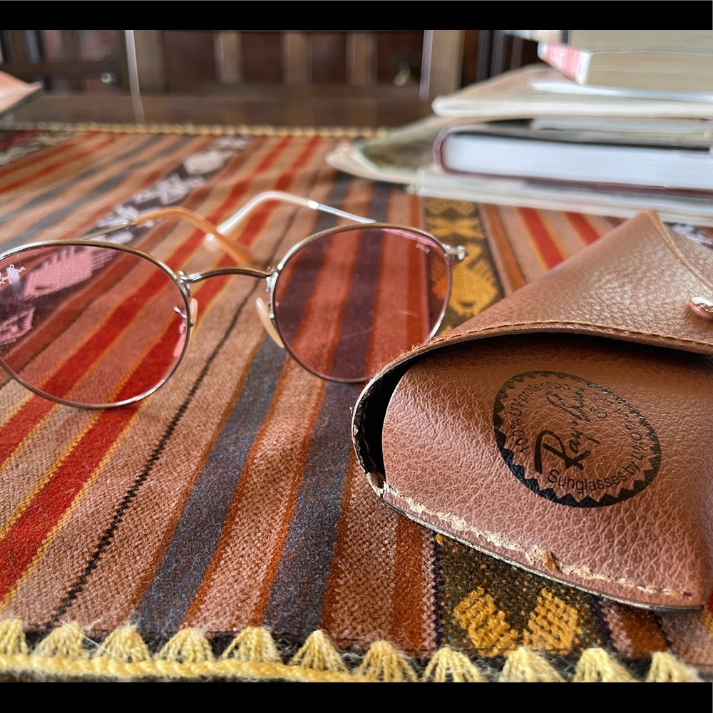 New Pink Ray Ban sunglasses